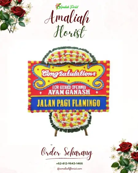 Sewa Papan Bunga Sangge